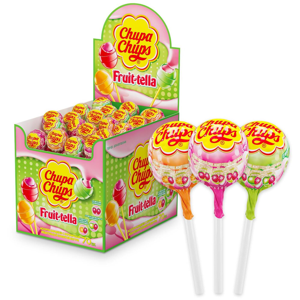 Карамель Chupa Chups Фрут-телла, 70 шт по 17 г #1