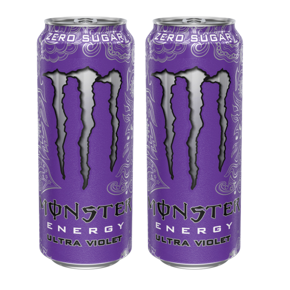 Энергетик Monster Energy Ultra Violet 2шт по 500мл из Европы #1