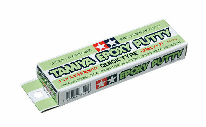 Tamiya Epoxy Putty, Quick Type, Шпаклевка двухкомпонентная, эпоксидная  #1