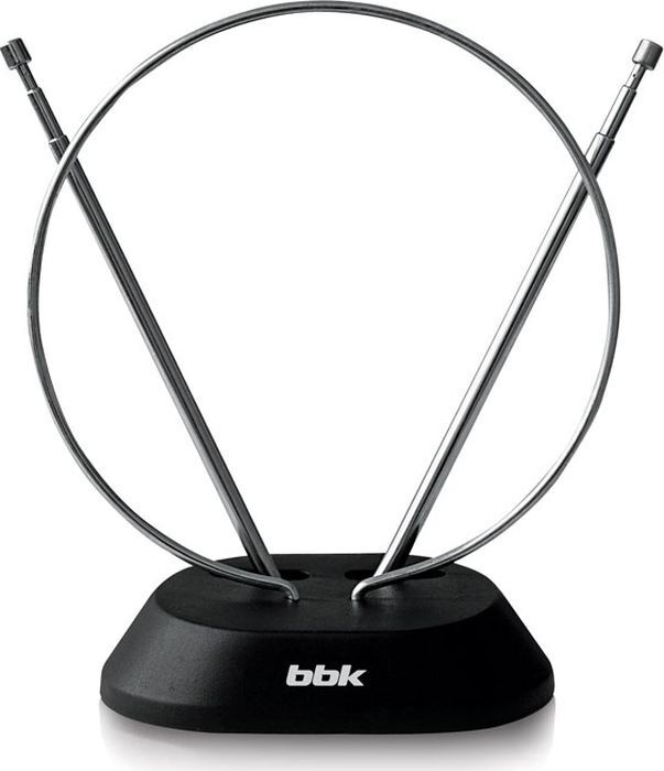 Телевизионная антенна BBK DA01 Комнатная цифровая DVB-T антенна, черный  #1