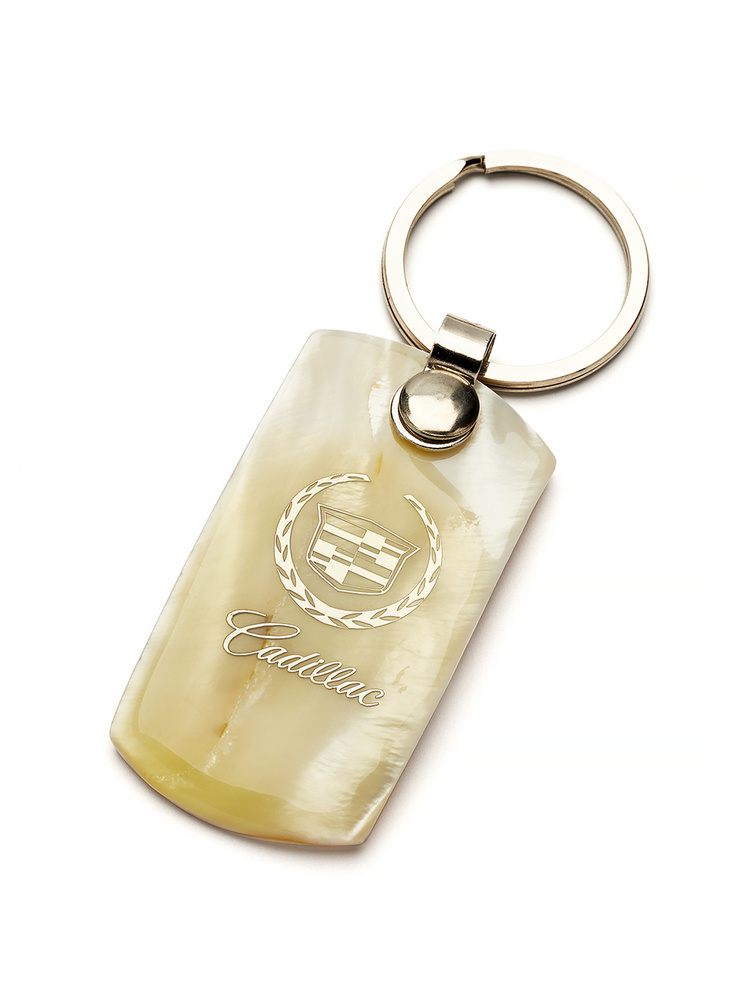 Брелок для ключей металлический с эмблемой Cadillac ( Кадиллак )  #1