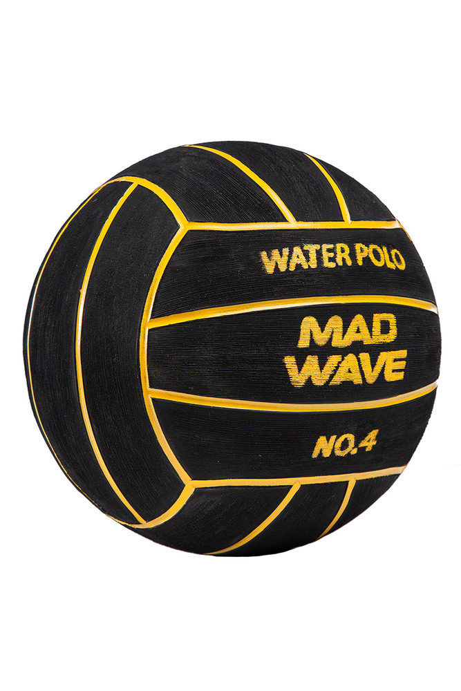  Мяч для водного поло Mad Wave WP Official #4, 4, Black M2230 02 4 01W #1