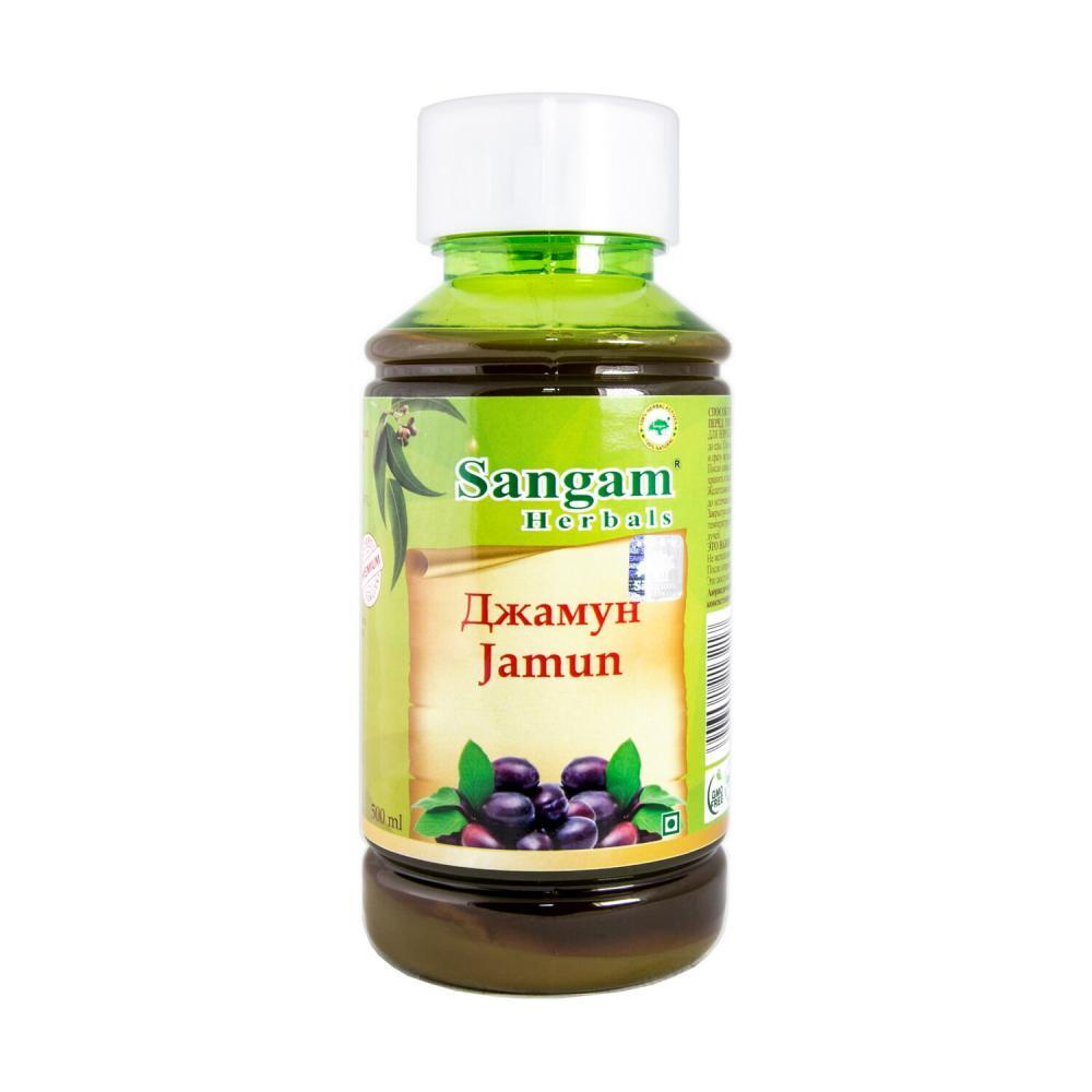 Сок натуральный аюрведический Джамун, 500 мл. Очень полезен при сахарном диабете. Повышает гемоглобин #1
