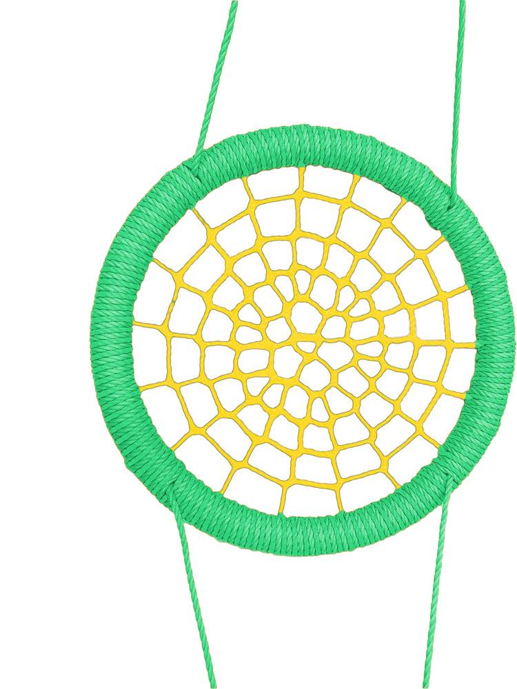 Качели-гнездо подвесные STORK NEST Премиум Диаметр 140 см Обод Зеленый Толщина нити обода 15 мм Цвет #1