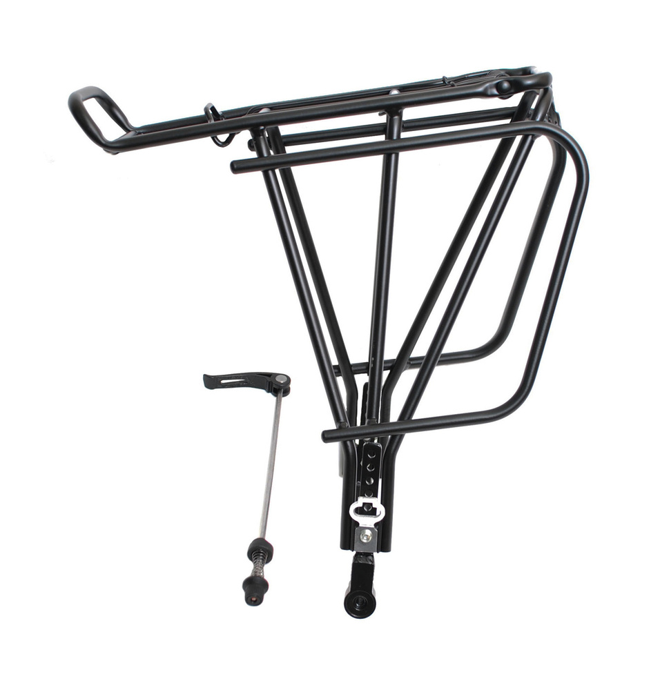 Багажник на велосипед алюминиевый для колес 24-29", сварной для дисковых тормозов OSTAND  #1