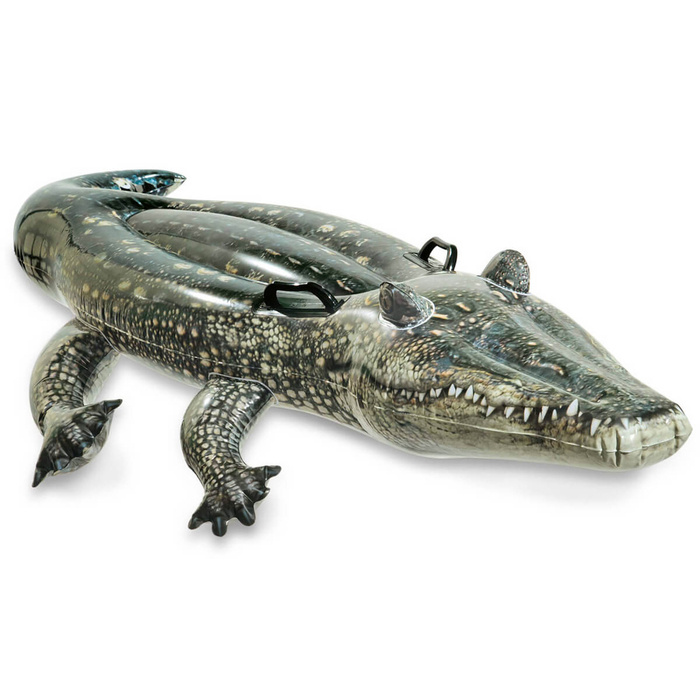 Игрушка для плавания "Аллигатор", 170 х 86 см, от 3 лет, 57551NP INTEX  #1