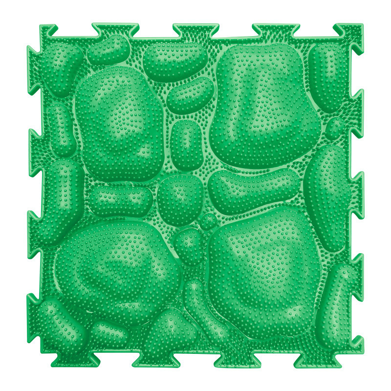 Мох мягкий без пищалок (зелёный) - модульный коврик пазл Ортодон  #1