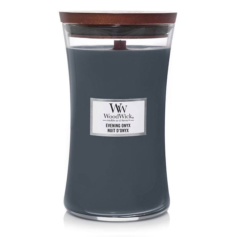 WoodWick Свеча ароматическая "Вечерний оникс 610гр", 18 см, 1 шт  #1