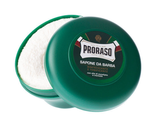 PRORASO Мыло для бритья освежающее с маслом эвкалипта и ментолом муж., 150 мл  #1