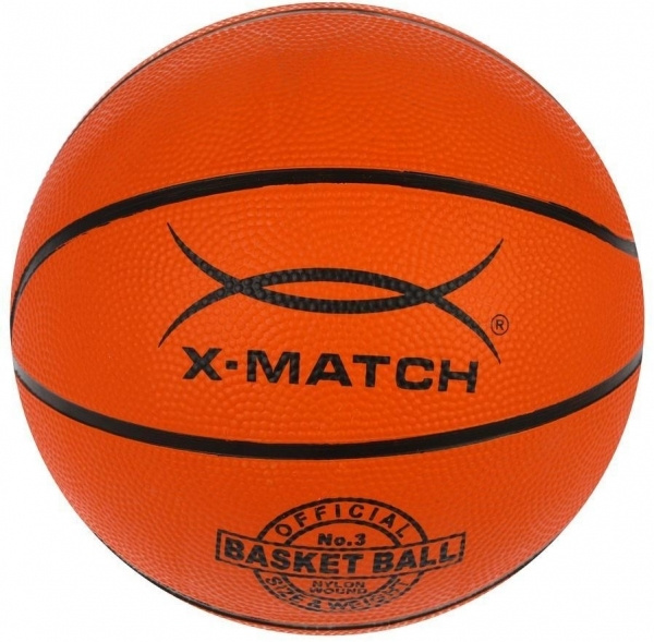 X-Match Мяч баскетбольный, 3 размер, коричневый #1