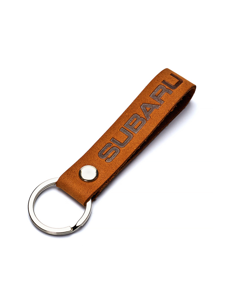 Брелок для ключей кожаный "Ремешок" Subaru ( Субару ) #1