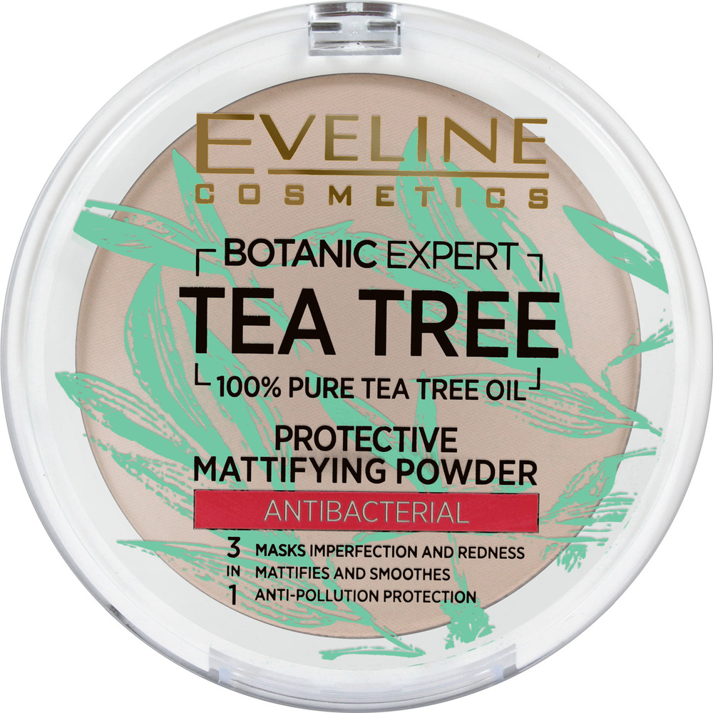 Eveline Cosmetics Пудра для лица BOTANIC EXPERT Матирующая антибактериальная 3в1 № 002- IVORY  #1