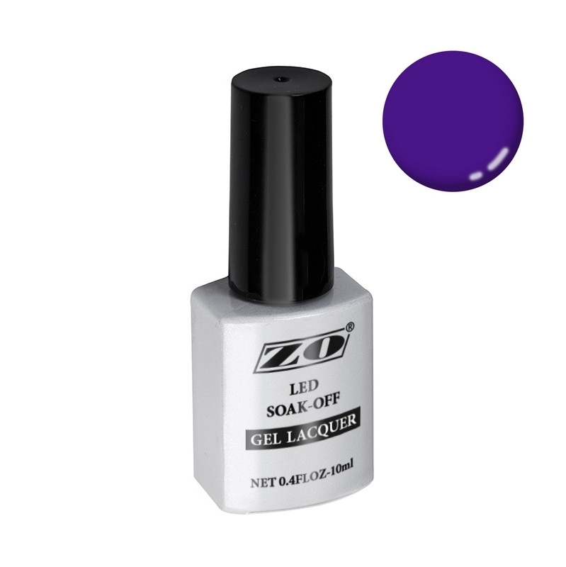 Гель-лак ZO-mGL-296, темно-фиолетовый, 10 мл #1