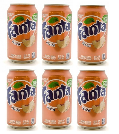 Газированный напиток Fanta Peach / Лимонад Фанта персик 355 мл 6 шт (США)  #1