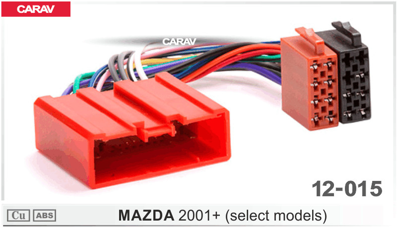 Переходник - Разъем ISO для магнитол CARAV (12-015) MAZDA 2001+ #1