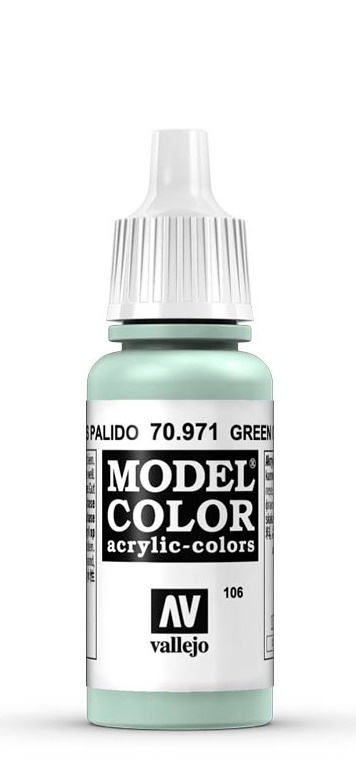 Краска Vallejo серии Model Color - Green Pale Grey 17 мл. #1