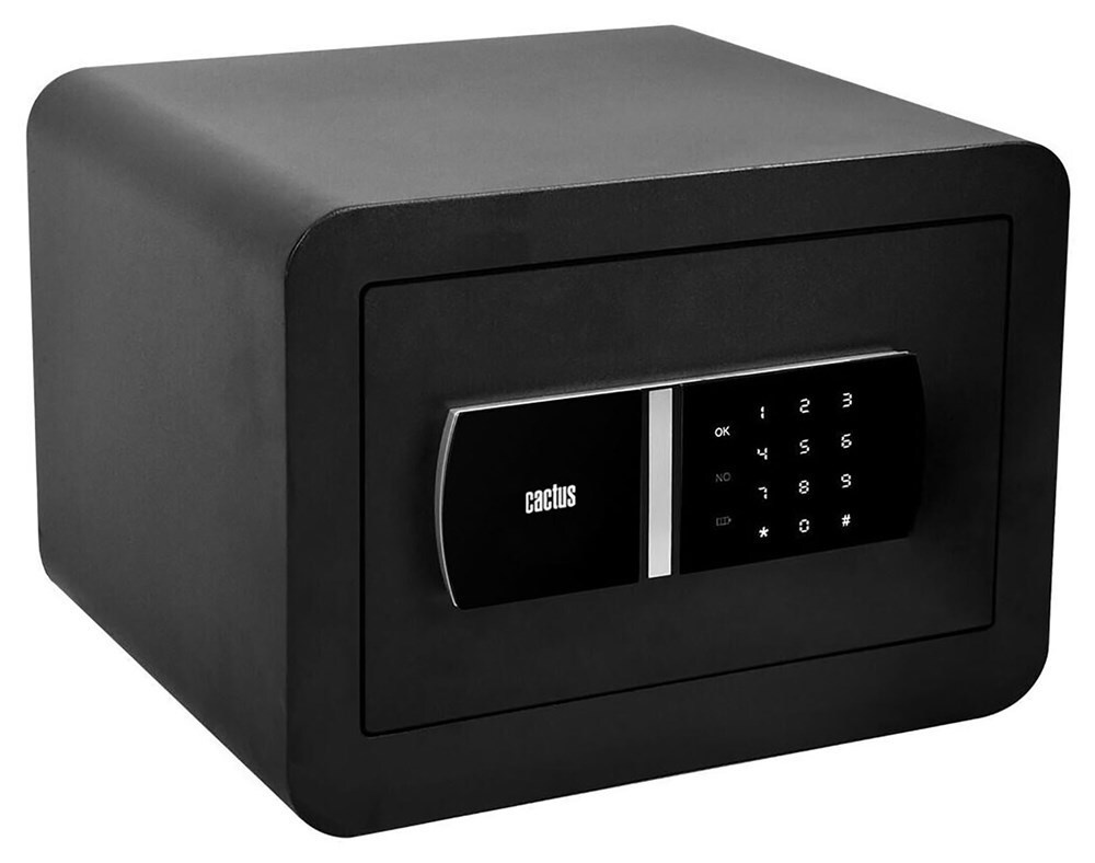 Сейф мебельный Cactus черый, электронный, с сенсорным управлением, 250 x 350 x 300 мм (CS-SF-T25)  #1