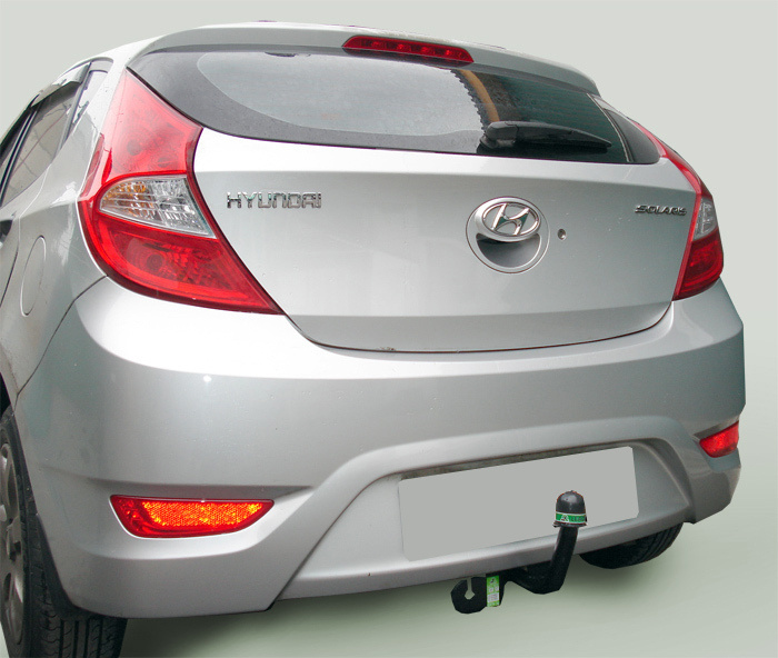 Фаркоп Лидер-Плюс H219-A для Hyundai Solaris, Kia Rio (седан, хетчбек) (2010-2017) без электрики  #1