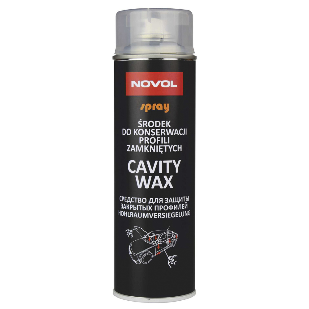 Средство для защиты скрытых полостей Novol CAVITY WAX, аэрозоль 500 мл., 34012  #1