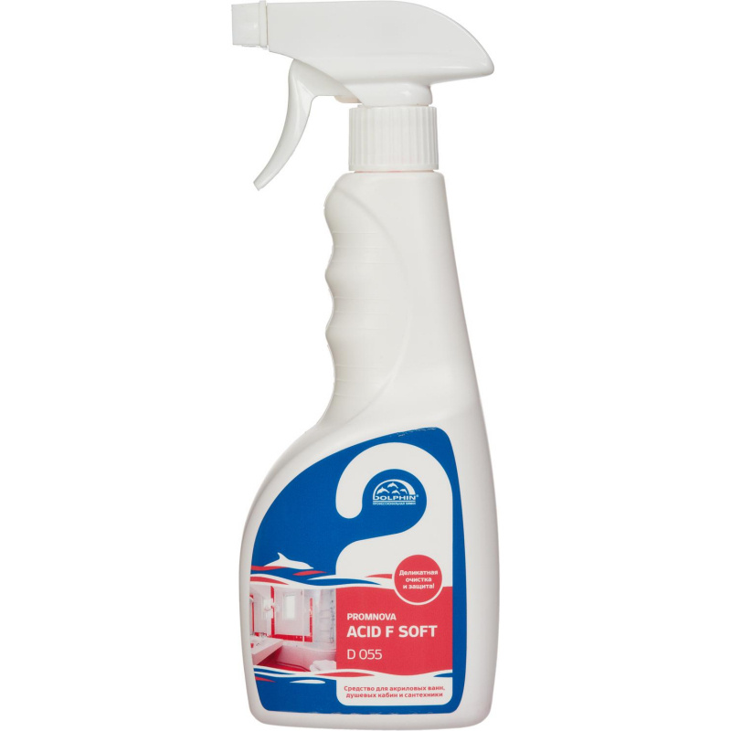 Профхим сантехническое слабокислотное для мытья сантехники и кафеля Dolphin/Promnova Acid F Soft, 0,5л #1