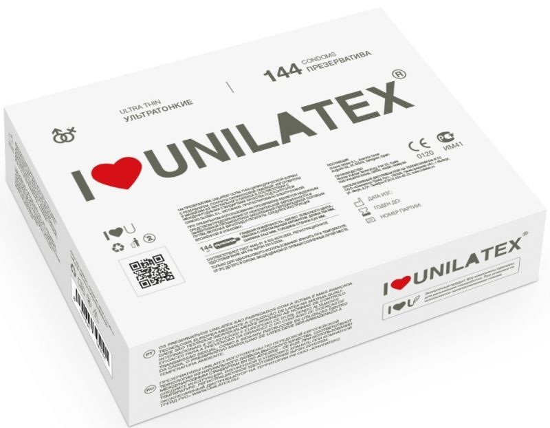 Ультратонкие презервативы Unilatex Ultra Thin - 144 шт. #1