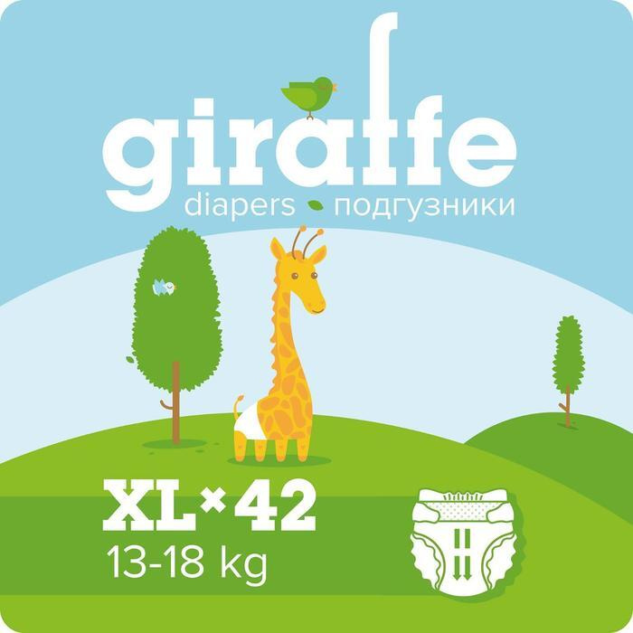 Подгузники "Lovular" Giraffe, 13-18кг, 42шт/уп #1