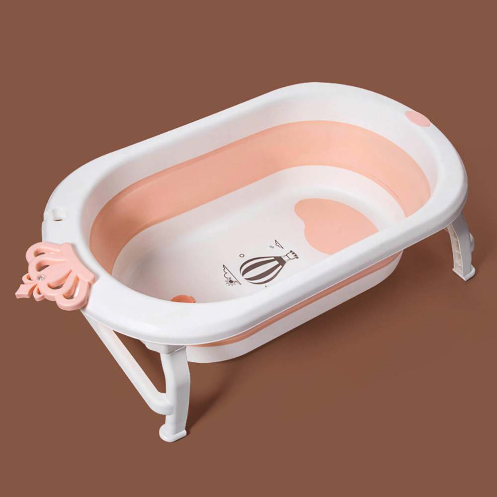 Ванночка детская для купания младенца (ребенка) складная Pituso Peach/Персик  #1