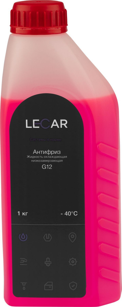 Антифриз LECAR G12 (красный), 1 кг #1