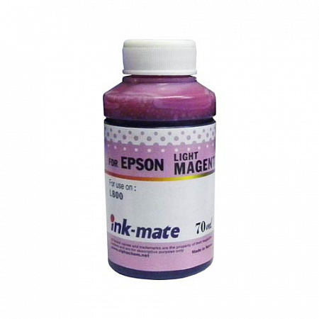 Чернила Ink-Mate T6736 / C13T67364A / EIM-801LM светло-пурпурные (light magenta) Dye 70 мл для Epson #1