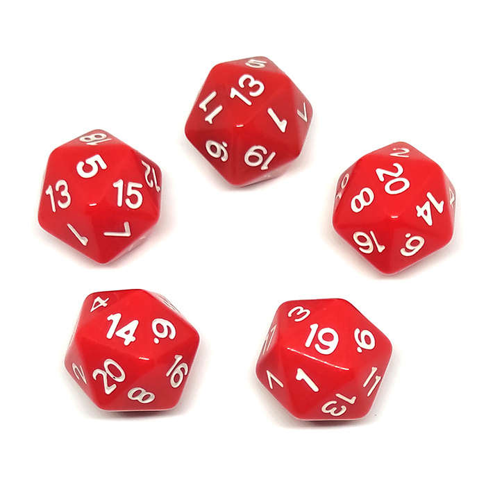 Кубики D20 (двадцатигранник, дайсы) для игр (подходит для DnD (ДнД ...