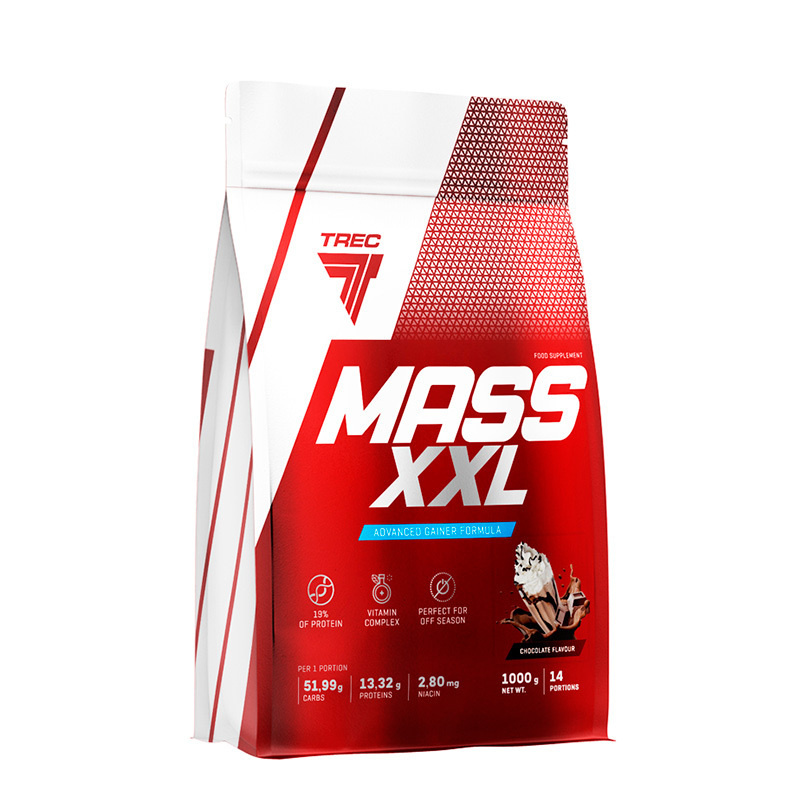 Гейнер Trec Nutrition Mass XXL, вкус: шоколад, 1000 г #1