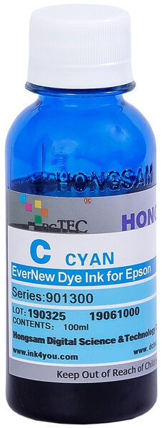 Чернила DCTec водорастворимые Epson L800 EverNew Cyan (голубой) 100 мл  #1