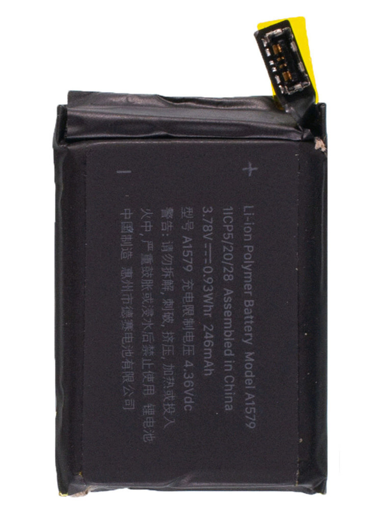 Аккумулятор A1579 для смартчасов Watch 1 42mm A1803, A1554 / умные часы Эпл Вотч  #1