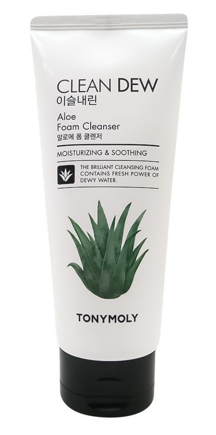 Tony Moly Очищающая пенка для умывания с экстрактом алоэ вера Clean Dew Aloe Foam Cleanser, 180 мл  #1