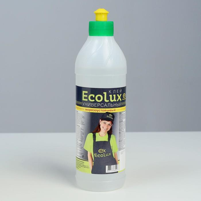 Клей ECOLUX универсальный морозоустойчивый 0,5 л #1