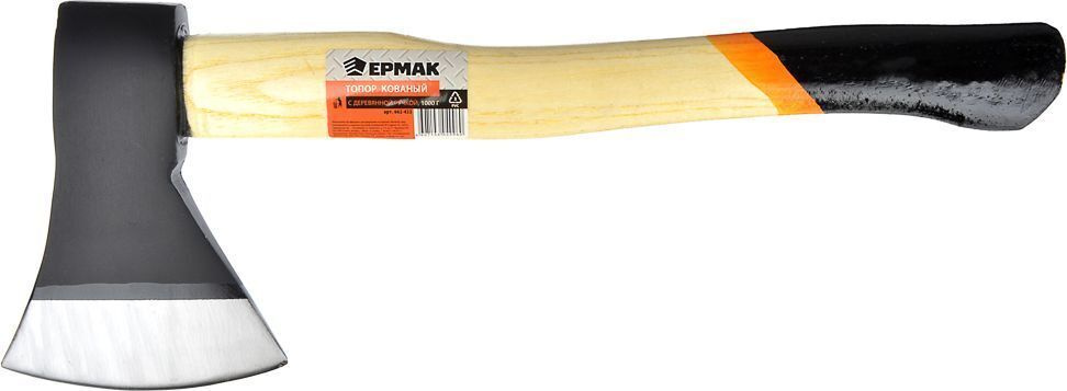 Топор кованый Ермак, с деревянной ручкой, 662-433, 1000 г #1