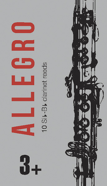 Allegro Трости для кларнета inB/inA № 3+ (10шт), FedotovReeds FR18C005 #1