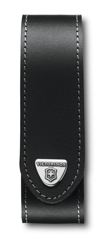 Чехол на ремень VICTORINOX для ножей RangerGrip 130 мм, на липучке, кожаный, 40x40x140 мм, чёрный  #1