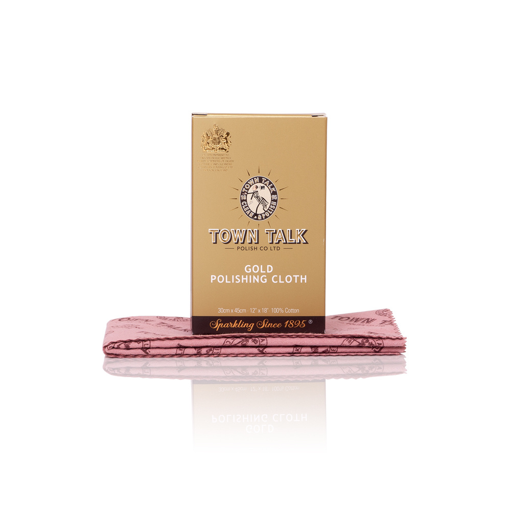 Салфетка для полировки золота Town Talk Polish Gold Polishing Cloth, 30 х 45 см  #1