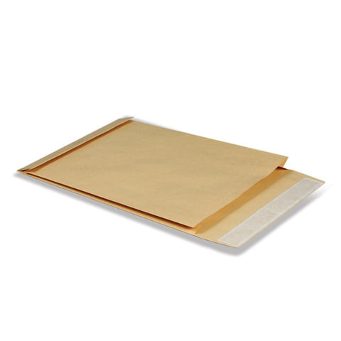 Конверт-пакет С4 объемный (229х324х40 мм), до 250 листов, крафт-бумага, отрывная полоса, 10 штук  #1