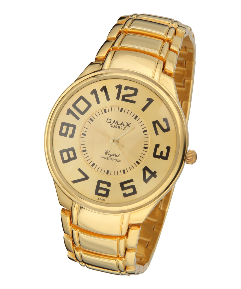 Наручные часы на браслете Omax HBC 083-2-3 под золото с золотым циферблатом  #1