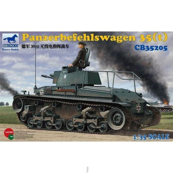 Сборная модель Bronco Models CB35205 Танк Panzerbefehlswagen 35t Масштаб 1/35  #1