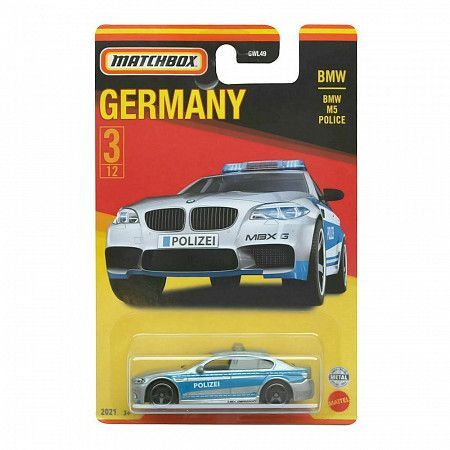 Машинка Matchbox Germany BMW M5 Police 3/12 #1