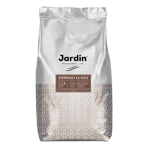 Кофе в зернах JARDIN (Жардин) Espresso Gusto натуральный 1000 г, вакуумная упаковка  #1