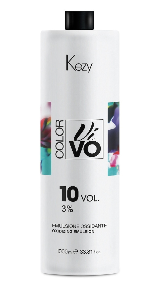 KEZY. Эмульсия окисляющая 3% (10 vol.) для крем краски для волос Oxidizing emulsion COLOR VIVO 1000 мл #1