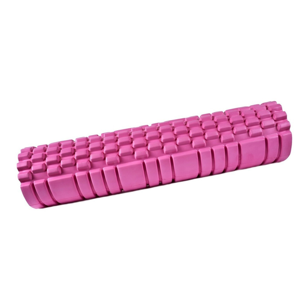 Ролик массажный для фитнеса и йоги CLIFF Moderate L 60х14см, розовый  #1