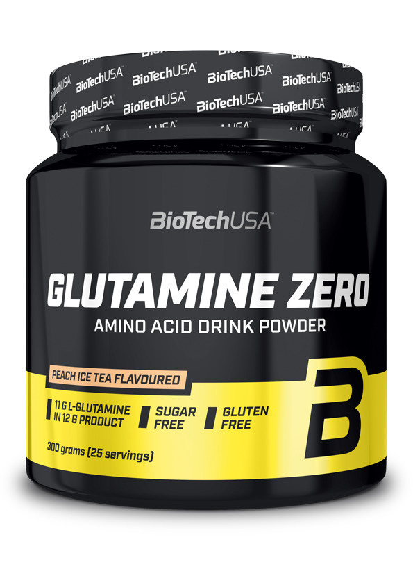 Глютамин BiotechUSA Glutamine Zero 300 г холодный персиковый чай #1