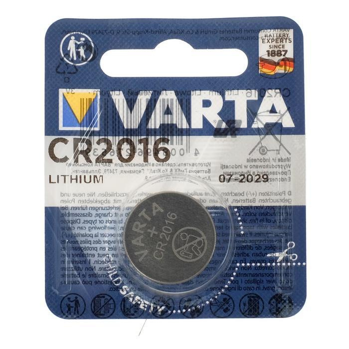 Varta Батарейка CR2016, Литиевый тип, 2 шт #1