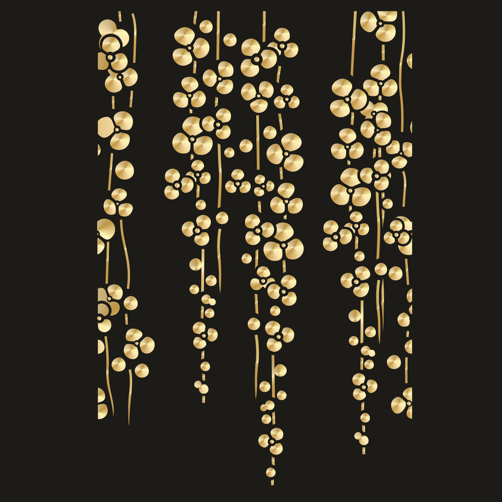 Цветы сакуры Трафарет для творчества 60х40 см., толщина 1,5-2 мм.  #1