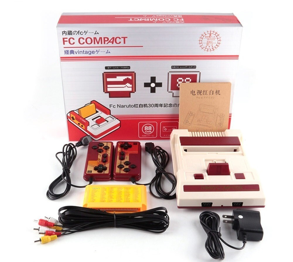 Игровая приставка 8bit NES FC Compact + 620 топовых игр - купить с  доставкой по выгодным ценам в интернет-магазине OZON (231041380)